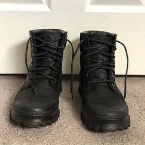 GEOX ANKLE LACE-UP BOOTS MEN